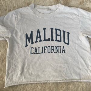 Brandy Melville Malibu cropped tee